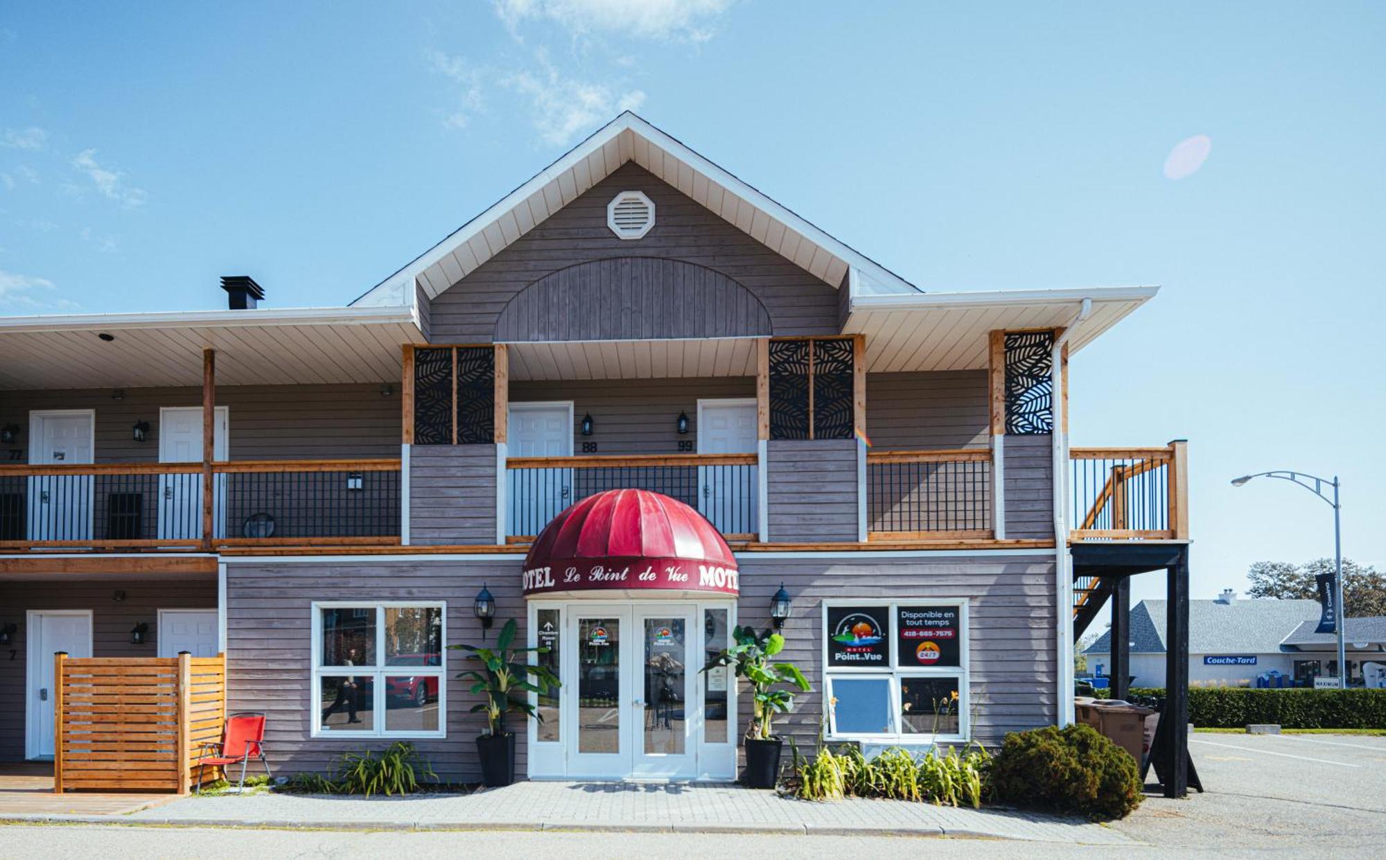 Motel Le Point De Vue La Malbaie Exterior photo